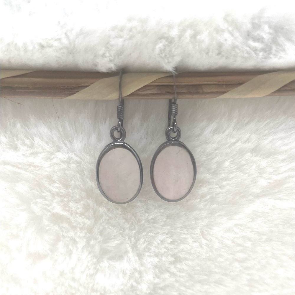 Elegant Sterling Silver and Moonstone Earrings